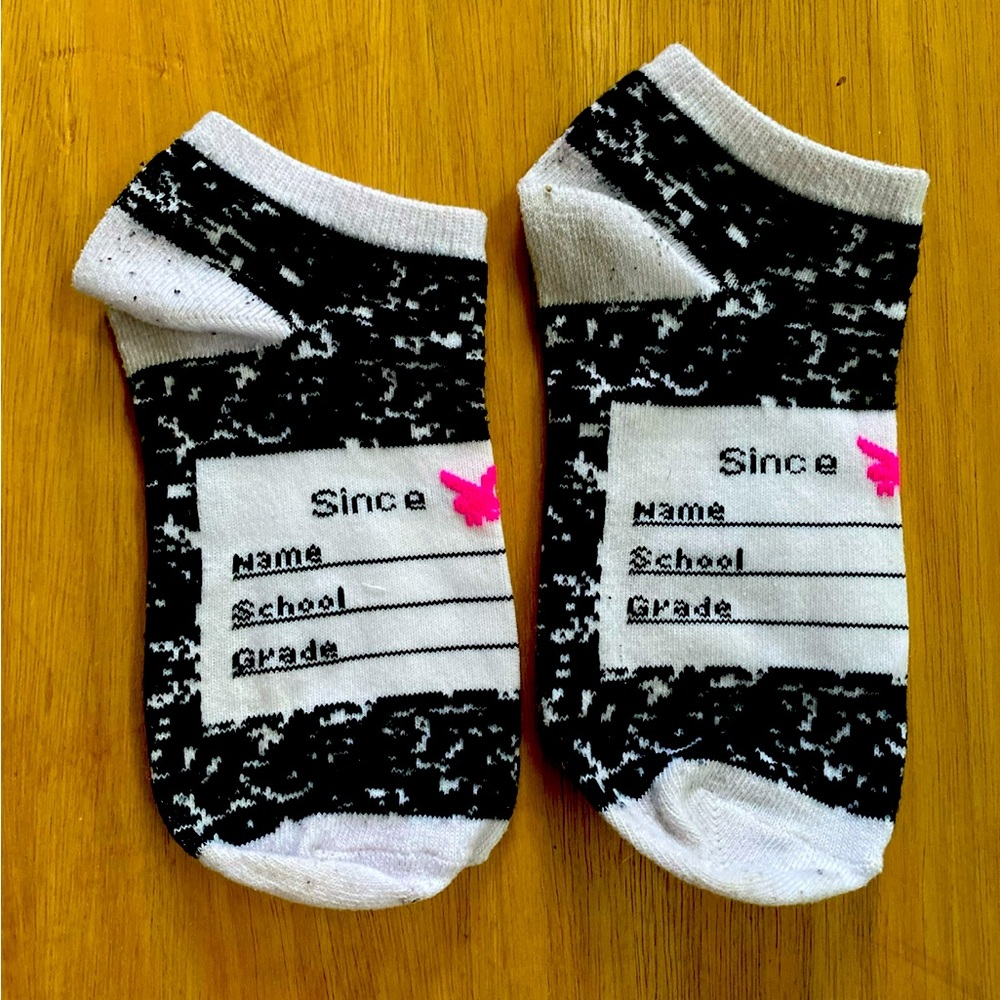 Collectors Playboy Black and White Socks